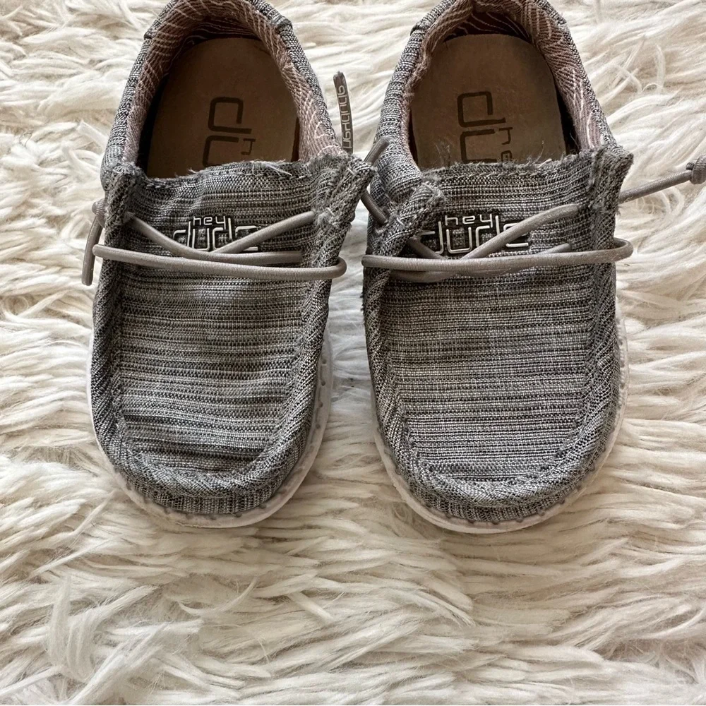 Hey Dude Wally Toddler Gray Slip On Size 5